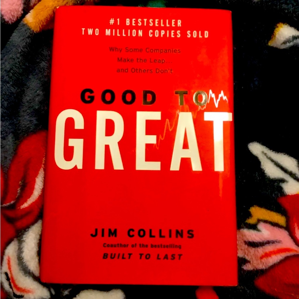 NEW GOOD TO GREAT BOOK #1 Best Seller By Jim Collins